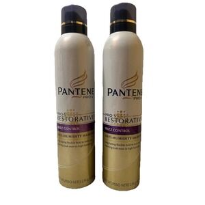 Pantene Pro V Restoratives Frizz Control Anti-Humidity Hairspray Flexible Lot 2